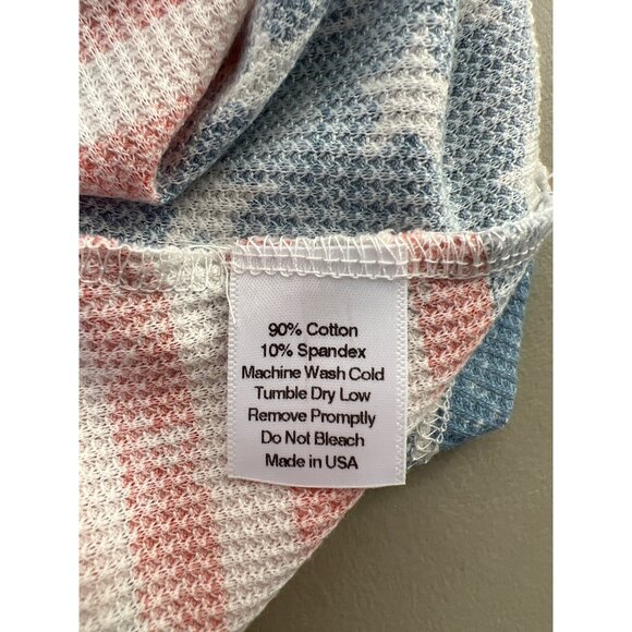 Trails Stars and Stripes Crop Top Size Medium Casual American Flag Patriotic NEW - Picture 8 of 10